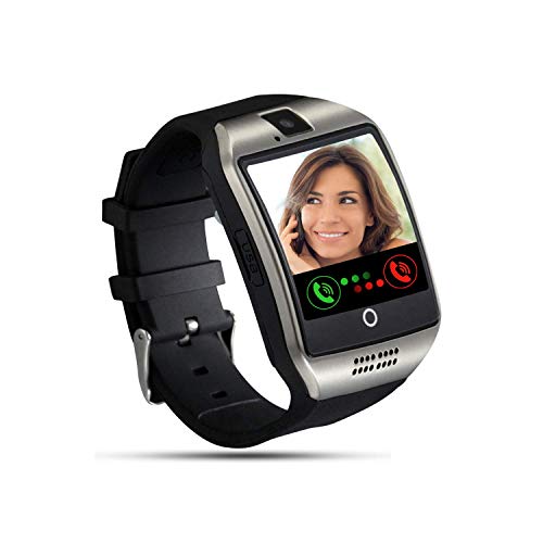 Tipmant Smartwatch Orologio Fitness Uomo Donna Bambini Smart Watch con SIM Card Slot Fotocamera Contapassi Cronometro Fitness Tracker Orologio Telefono per Samsung Huawei Xiaomi Android