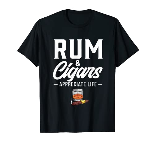 Uomo Rum caraibico e sigari cubani regalo per fumatori di sigari ru...