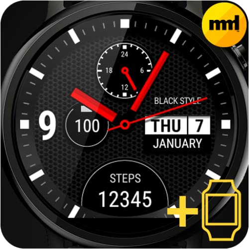Watch face Black Style