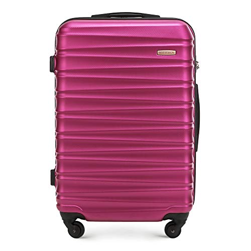 WITTCHEN Groove Line, Luggage Set Unisex Adult, Rosa (Pink), 77 cen...