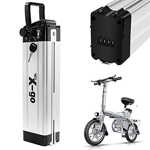 X-go Batteria per Bici Elettrica 36V 10AH, 4port 10.4AH Batterie ag...