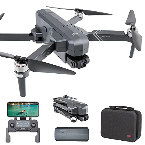 X-Verse SJRC F11 PRO 4K Drone con Telecamera 4K, Distanza di controllo 1,5KM, Gimbal a 2 Assi, GPS WiFi FPV Trasmissione Droni Quadcopter 26 Minuti di Volo (1 Batterie)