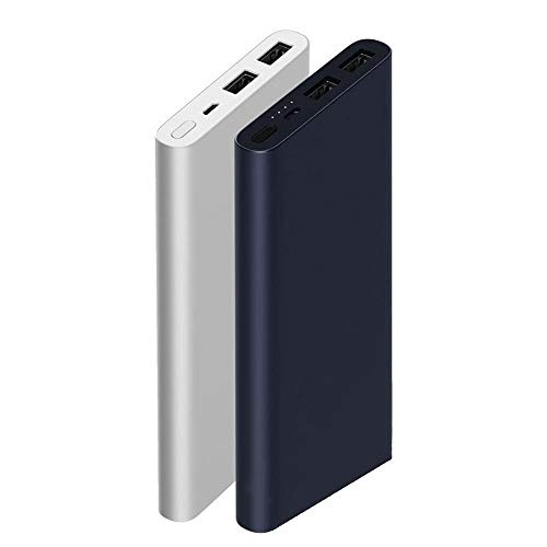 Xiaomi Mi Power Bank2 10000 mAh Quick Charge 2.0 - Batteria esterna USB supplementare per Smartphone e Tablet