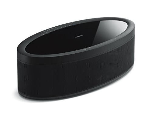 Yamaha MusicCast 50 WX-051 Diffusore wireless – Speaker bluetooth per l ascolto di musica in streaming – Multiroom WiFi, Bluetooth, Airplay, Design moderno, Nero