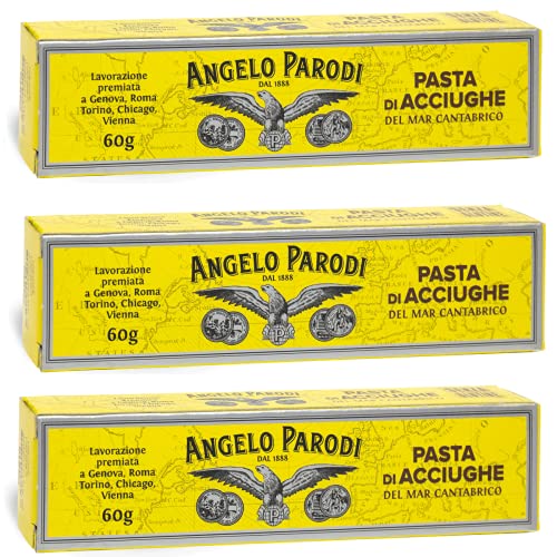 Zeus Party Pasta di Acciughe del Mar Cantabrico Angelo Parodi - 3 Confezioni da 60g
