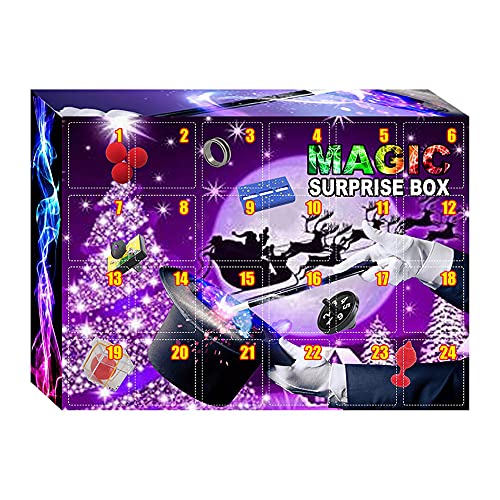2021 Christmas Countdown Advent Calendar 24giorni conto alla rovescia puntelli magici scatola regalo decompressione giocattoli per bambini Countdown Avvento calendario gift Box Giocattoli Fidget Set