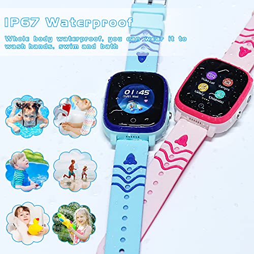4G Kids Smartwatch GPS Tracker Bambini Intelligente Orologi Telefon...