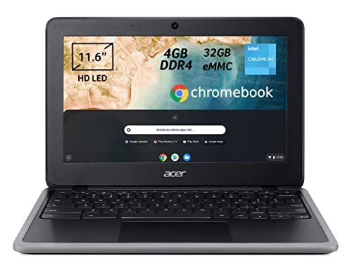 Acer Chromebook 311 C733-C2UK Notebook, PC Portatile con Intel Celeron N4020, Ram 4 GB DDR4, eMMC 32 GB, Display 11.6  HD LED LCD, Scheda Grafica Intel UHD 600, Chrome OS, Nero