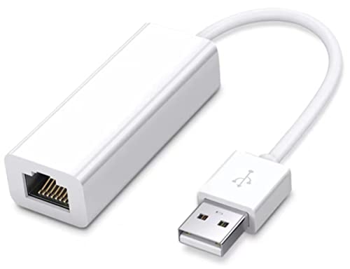 Adattatore da USB a Ethernet, adattatore di rete USB 2.0 RJ45 cablato LAN per computer portatile, compatibile con Windows, MacBook, Mac OS, Surface Pro Linux
