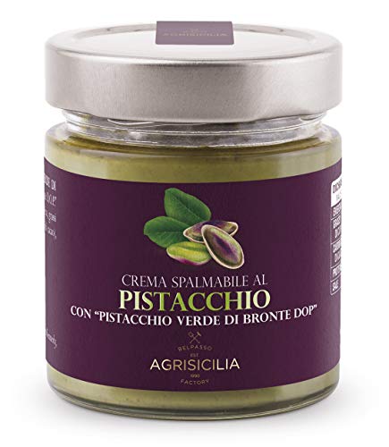 Agrisicilia Crema Spalmabile al Pistacchio DOP, 200g...
