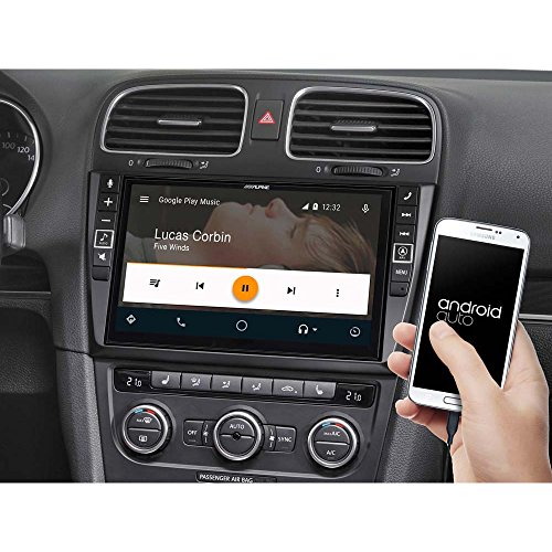 Alpine i902D-G6 Monitor 9  Golf 6 Car Play Android Auto USB BT Dab...