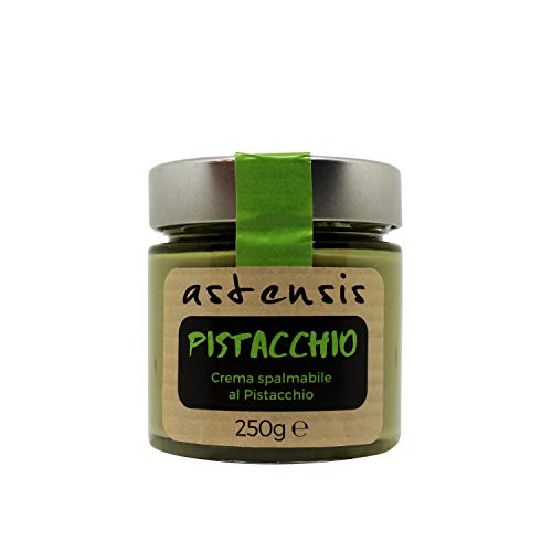 ASTENSIS Crema Spalmabile Gusto Pistacchio Artigianale - 250 Grammi...