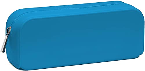 Astuccio, Portapenne formato Bustina in Silicone, colore Azzurro