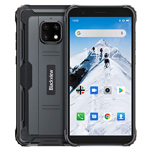 Blackview BV4900 Rugged Smartphone, IP68 Impermeabile, Dual SIM 4G Android 10.0 Cellulare Militare HD+ da 5,7 Pollici, 3GB RAM+32GB ROM 128 GB Expandable, 5580mAh, GPS, NFC