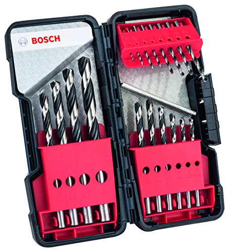 BOSCH 2608577350 - Broca para metal HSS PointTeQ 18pcs ToughBox set