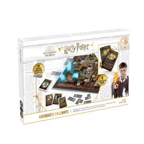 Cartamundi Harry Potter Hogwarts Hallways Gioco da tavolo, chiamando tutti i super fan di Harry Potter. Per 2 a 4 giocatori, ottimo regalo per bambini di età compresa tra 8 e 1 in su