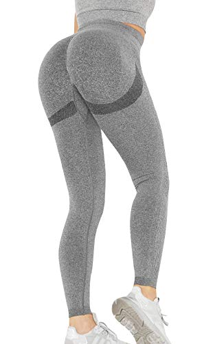 CMTOP Anticellulite Leggings Sportivi Donna Vita Alta Pantaloni Sportivi Yoga Pants Push Up per Correre Fitness Calzamaglie e Leggings Sportivi Pantaloni Fitness Leggins Sexy Alta Elastico Pants