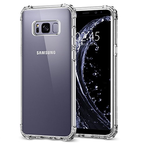 ELECTRÓNICA REY Cover in Gel TPU Anti-Shock per Samsung Galaxy S8, Morbido Silicone Custodie Protettivo Case, Anti-Scratch, Protettiva Sottile Back Cover