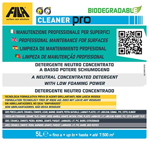FILA Surface Care Solutions, CLEANER PRO, Detergente Universale per...