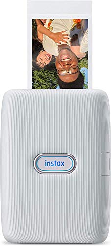 Fujifilm instax mini Link, Stampante Fotografica a Sviluppo Istantaneo per Smartphone, Connessione Bluetooth tra Stampante ed App Dedicata, Foto Formato mini 62 x 46 mm, Bianco (Ash White)