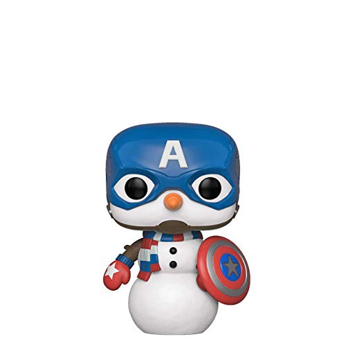Funko POP! Bobble in Vinile Marvel: Holiday - Captain America