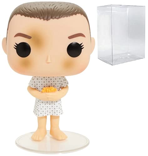Funko Stranger Things - Eleven in Hospital Gown Pop! Vinyl Figure (Includes Compatible Pop Box Protector Case)