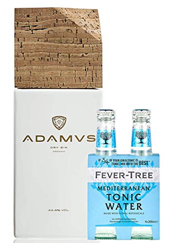 Gin Dry Adamus 70cl + 4 Tonic Mediterranea In Omaggio