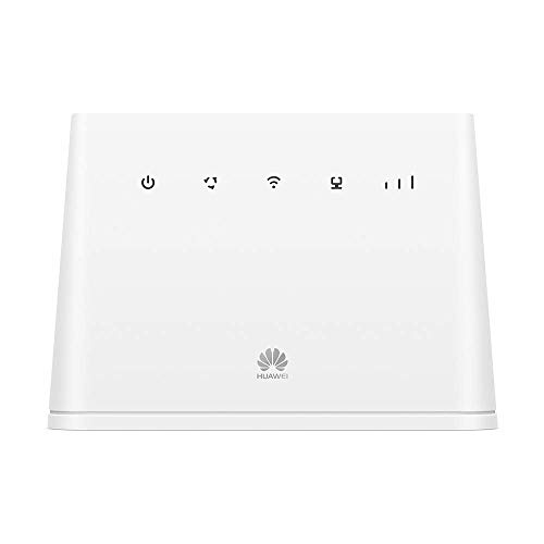 Huawei B311-211- Router 4G Wireless LTE 150 MBps, WiFi Mobile, con 1 Porta GE LAN WAN, WiFi da 300 MBps di Velocità, Bianco