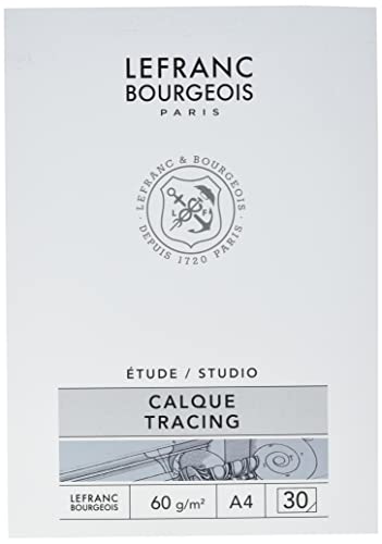Lefranc Bourgeois Studio Carta da Lucido 60 g - Blocco A4-30 Fogli...