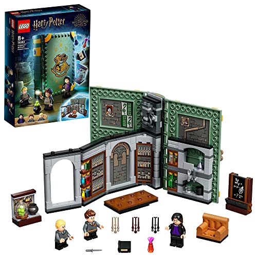 LEGO 76383 Harry Potter Lezione di Pozioni a Hogwarts, Giochi per Bambini e Bambine dagli 8 Anni in su, Mattoncini da Viaggio, Idea Regalo