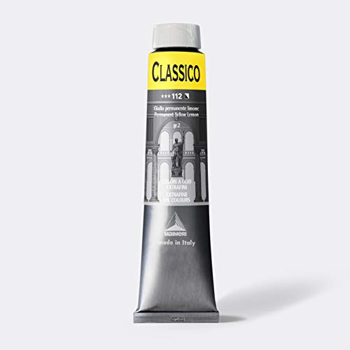 MAIMERI CLASSICO - Colore ad olio per artisti, extra fine, 200 ml, colore: giallo permanente limone