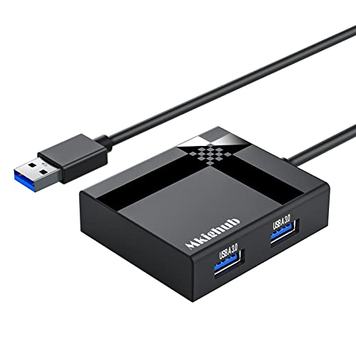 Mkighub Hub USB 3.0 - 4 Porte Presa Multipla Sdoppiatore USB, Compa...