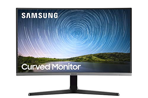 Monitor da gaming Samsung da 27 pollici CR50, curvo e senza profilo (LC27R500FHNXZA), 60Hz, monitor per computer, risoluzione 1920 x 1080p, 4 ms di risposta, FreeSync, HDMI, nero