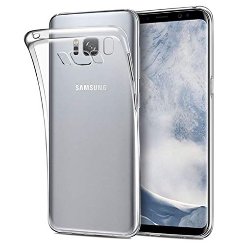 NEW C Cover Compatibile con Samsung Galaxy S8 Plus, Custodia Gel Trasparente Morbida Silicone Sottile TPU [Ultra Leggera e Chiaro]