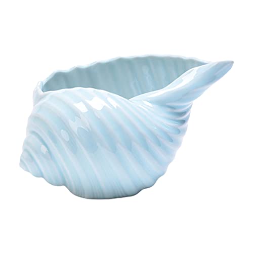 NOLITOY Vaso in ceramica per piante grasse nautico Conchiglia vaso ...