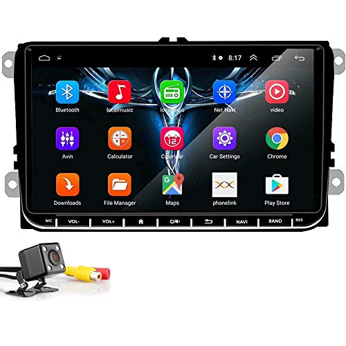 PolarLander 9 inch Android 8.1 Autoradio Navigazione GPS Stereo Lettore multimediale WiFi Bluetooth per V W S Koda Golf 5 Golf 6 Polo Passat B5 B6 Jetta TIGUAN