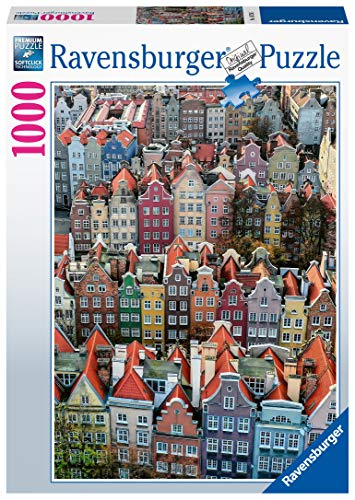 Ravensburger Puzzle 1000 Pezzi, Danzica - Polonia, Collezione Paesaggi & Foto, Puzzle per Adulti, Puzzle Ravensburger - Stampa di Alta Qualità