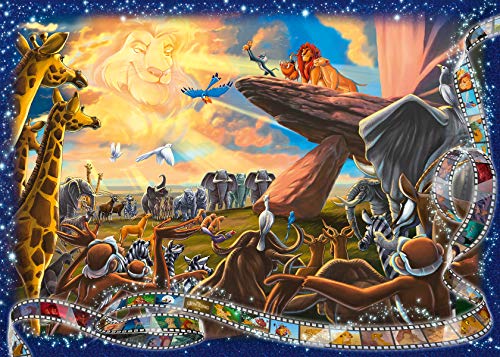 Ravensburger - Puzzle Disney Classic Il Re Leone, Collezione Disney Collector s Edition, 1000 Pezzi, Puzzle Adulti