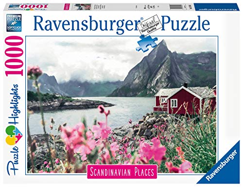 Ravensburger Puzzle, Puzzle 1000 Pezzi, Lofoten, Puzzle per Adulti, Collezione Scandinavian Places, Puzzle Paesaggi, Puzzle Ravensburger - Stampa di Alta Qualità