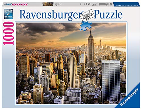 Ravensburger Puzzle, Puzzle 1000 Pezzi, Maestosa New York, Puzzle per Adulti, Puzzle New York, Puzzle Ravensburger - Stampa di Alta Qualità
