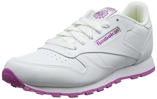 Reebok Classic Leather Bs8044, Sports Shoes,Sneakers Donna, White, 36 EU