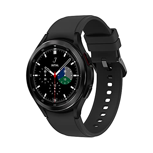 Samsung Galaxy Watch4 Classic LTE 46mm SmartWatch Acciaio Inox, Ghiera Rotante, Monitoraggio Benessere, Fitness Tracker, Nero (Black), 2022 [Versione Italiana]