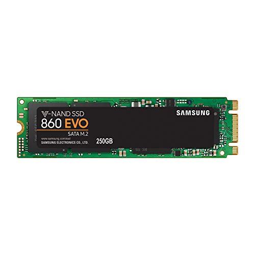 Samsung Memorie MZ-N6E250 860 EVO SSD Interno da 250 GB, SATA, M.2
