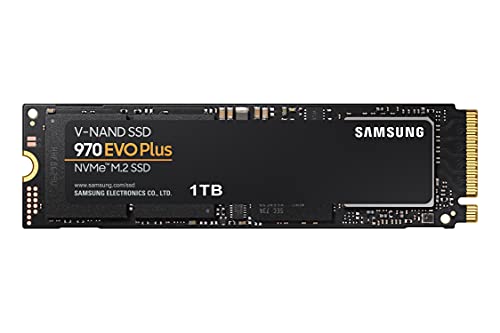 Samsung Memorie MZ-V7S1T0 970 EVO Plus SSD Interno Da 1 TB, PCIe NVMe M.2, Nero
