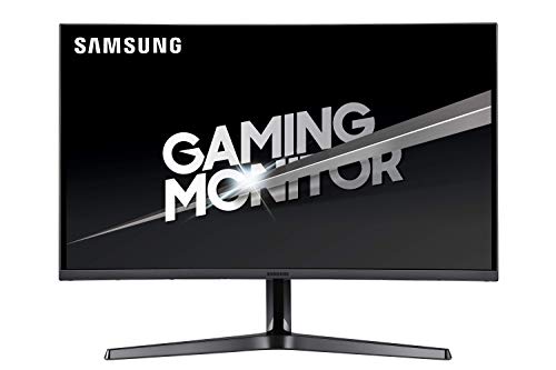 Samsung Monitor C27JG56 Monitor da Gaming Curvo da 27  , WQHD 2K, 1800R, 4 ms, 144 Hz, 2 HDMI, 1 Display Port, Grigio Scuro