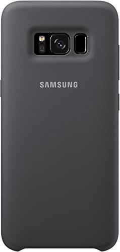 Samsung Silicone, Custodia protettiva in silicone per Galaxy S8, Grigio Scuro