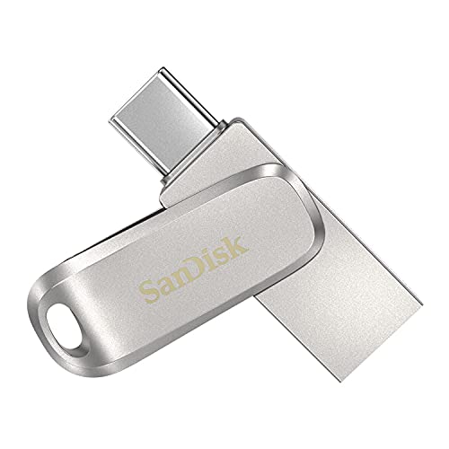 SanDisk Ultra Dual Luxe 64 GB Unità USB Type-C 150MB s USB 3.1 Gen 1,Tradizionale,Argento,64GB