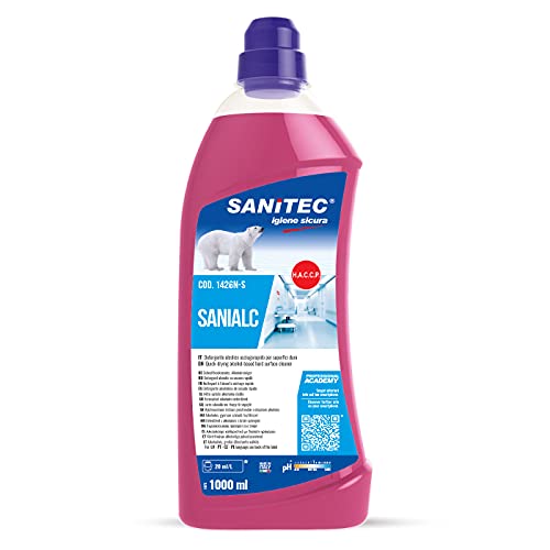 Sanitec Sanialc, Detergente Concentrato Multi Superficie, 1000 ml