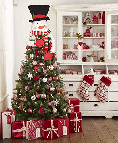 Sayala - Decorazione per albero di Natale da usare come puntale con renna elfo