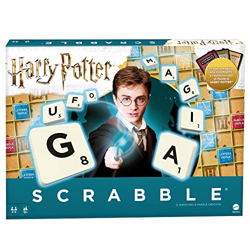 Scrabble Edizione Speciale Harry Potter, Gioco da Tavola delle Parole Crociate Giocattolo per Bambini 10+ Anni, GMY41